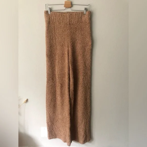 Skims Teddy Cozy Knit Lounge Pants in Camel S/M - Picture 4 of 9